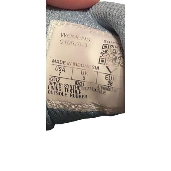 Saucony Cohesion Women's Blue Gray Lace Up Athletic Running Sneakers Size 7 - Picture 5 of 10